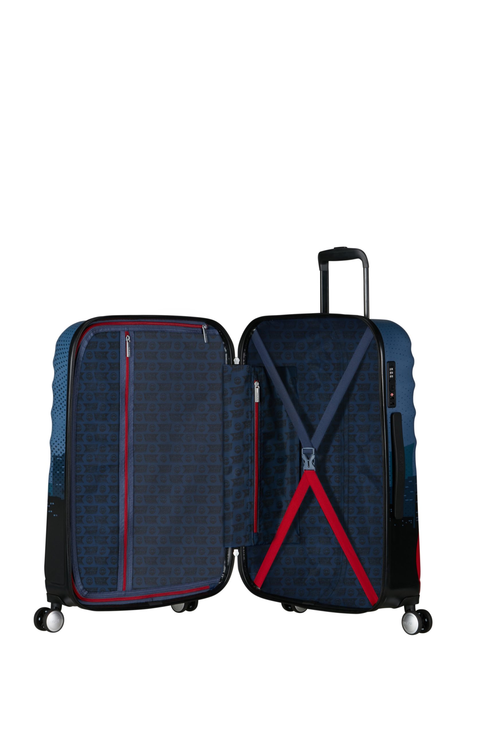 Saleys Travel Bags AmericanTourister Marvel 4-wheel 65cm medium Spinner suitcase |captain america pop art - Image 10