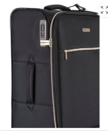 Saleys Travel Bags Cellini Allure Medium 4 Wheel Trolley Case -Black - Image 5