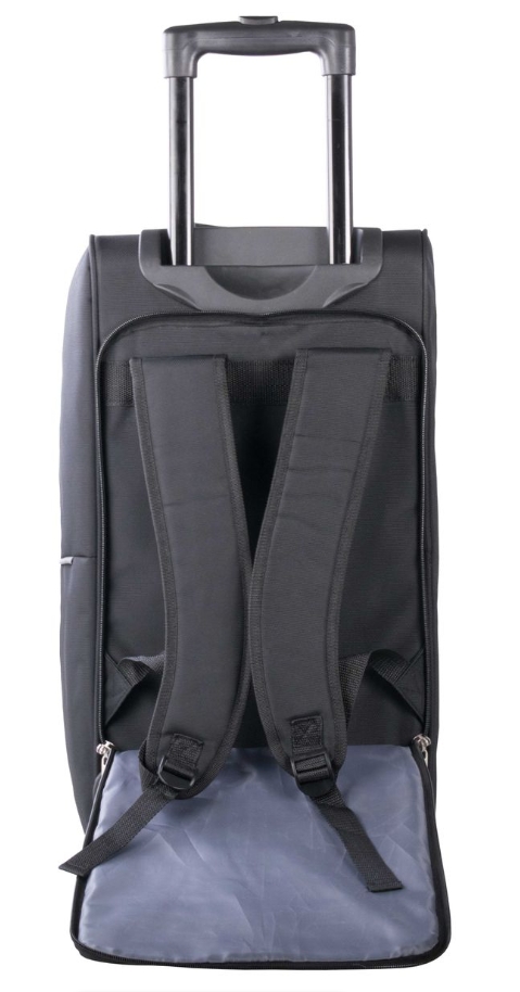 Saleys Travel Bags Pierre Cardin Small Trolley Backpack Duffle | Black - Image 2