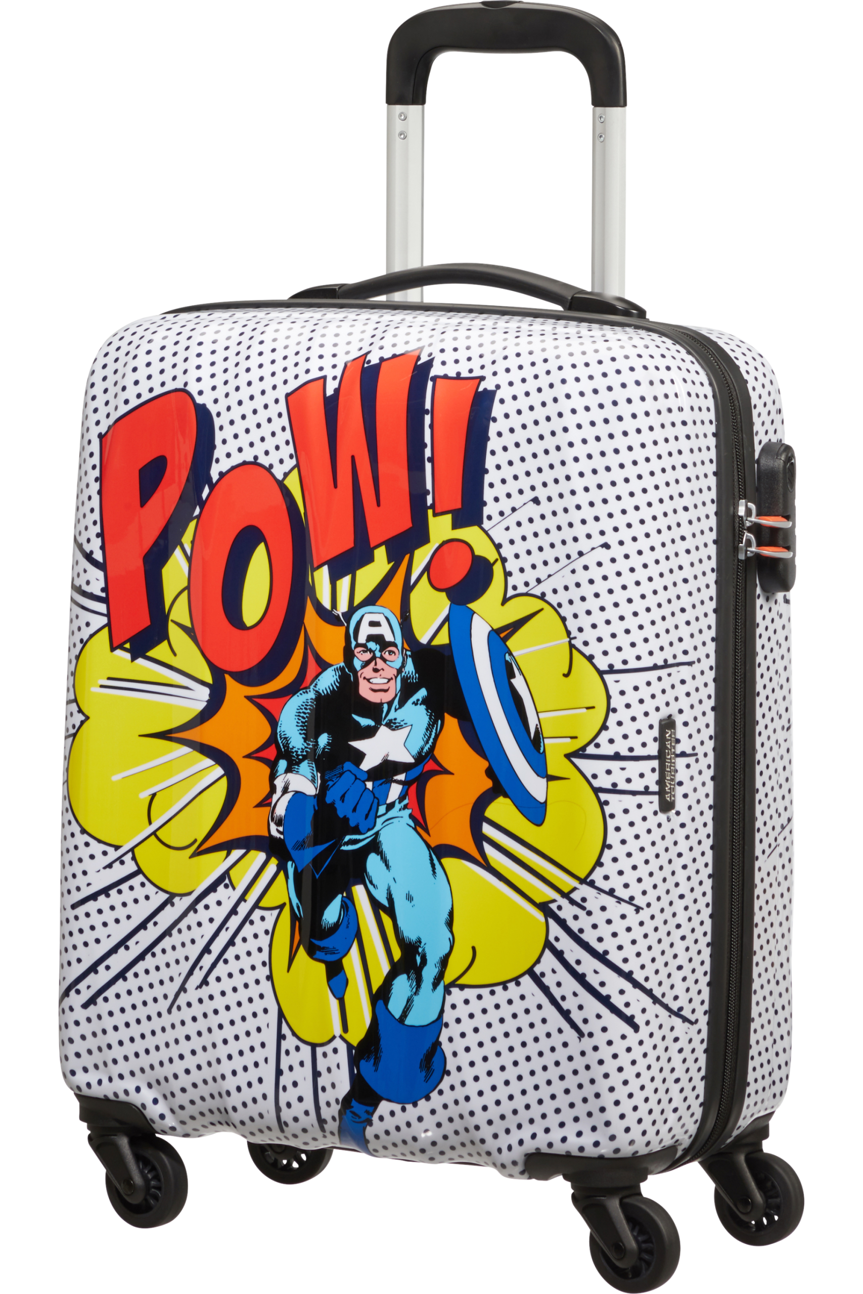 American Tourister Marvel Legends 4-wheel cabin baggage Spinner suitcase 55cm| captain america pop art - Image 5