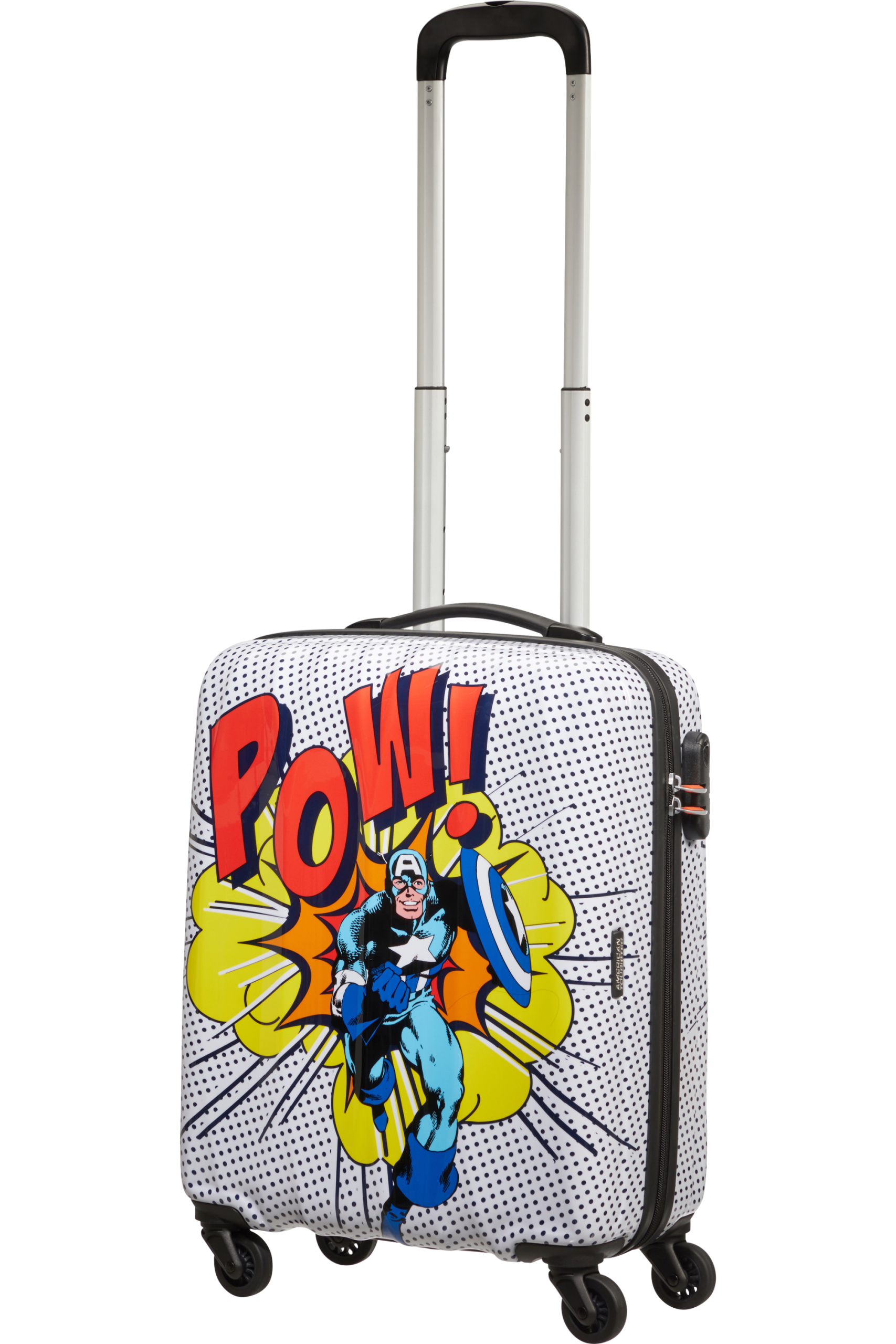 American Tourister Marvel Legends 4-wheel cabin baggage Spinner suitcase 55cm| captain america pop art - Image 2