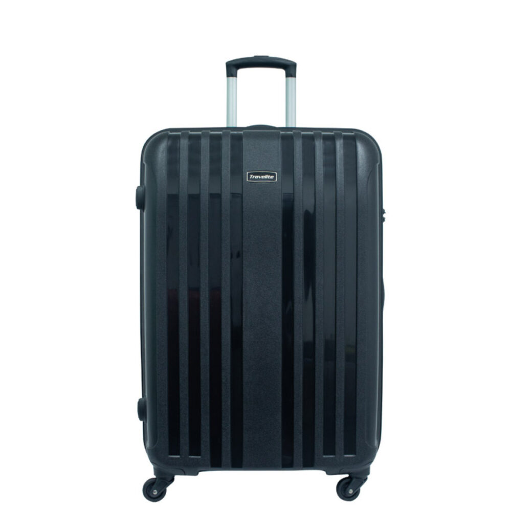 Travelite Trend 3 Piece Travel Luggage Trolley Set - Black - Image 2