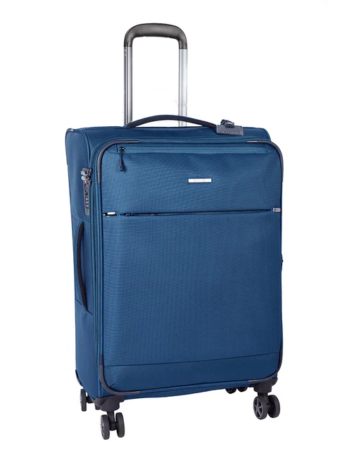 Cellini Smartcase Medium 4 Wheel Trolley Case -Blue