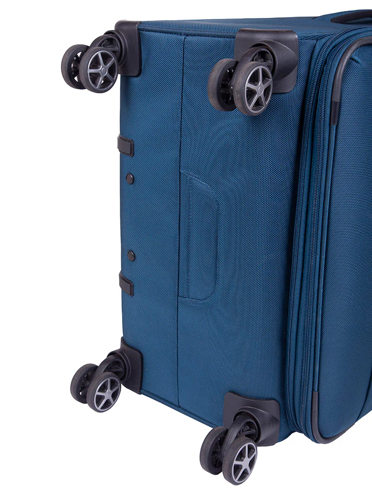 Saleys Travel Bags Cellini Smartcase Medium 4 Wheel Trolley Case -Blue - Image 2