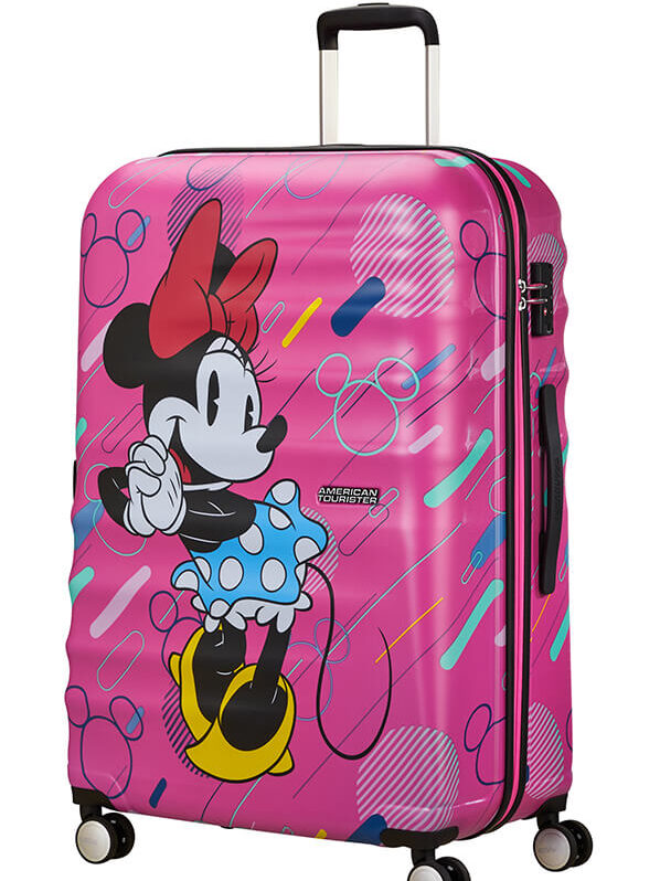 Wavebreaker Disney 4-wheel 77cm large Spinner suitcase -minnie f.pop