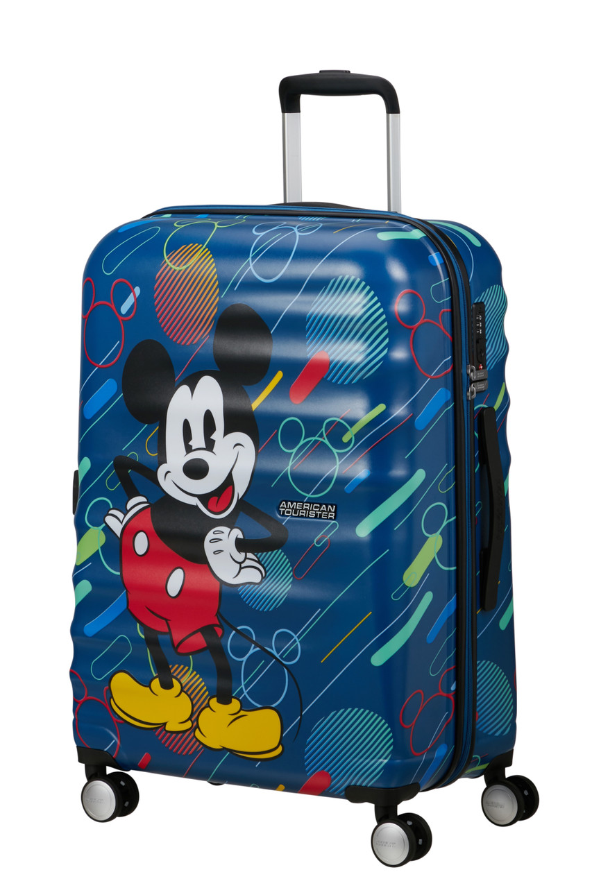 Saleys Travel Bags Wavebreaker Disney 4-wheel 67cm medium Spinner suitcase - Mickey F.Pop - Image 4