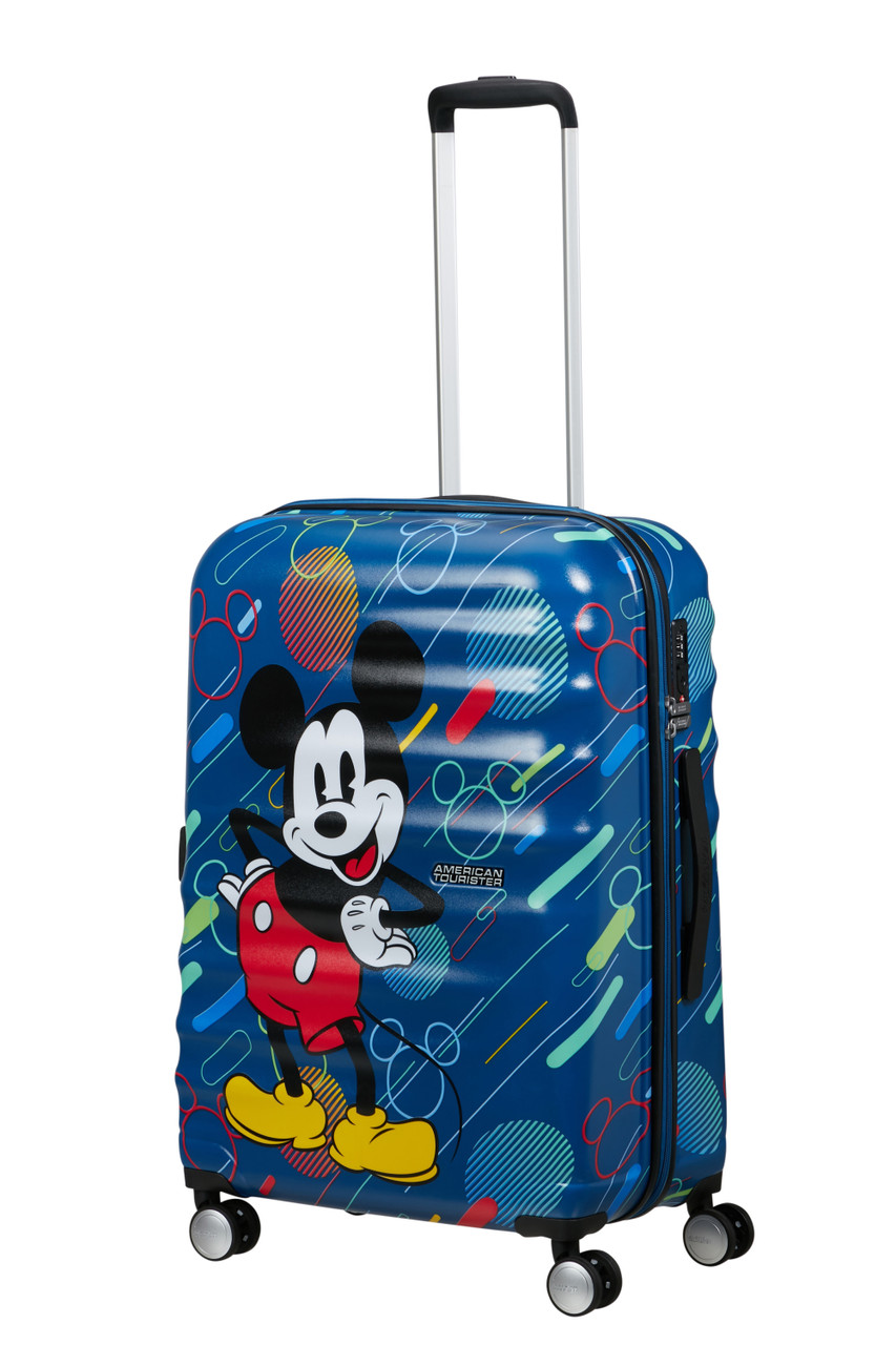 Saleys Travel Bags Wavebreaker Disney 4-wheel 67cm medium Spinner suitcase - Mickey F.Pop - Image 5