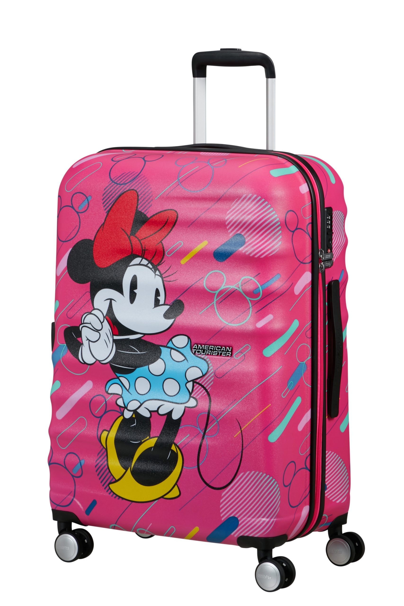 Saleys Travel Bags Wavebreaker Disney 4-wheel 67cm medium Spinner suitcase -minnie f.pop - Image 3
