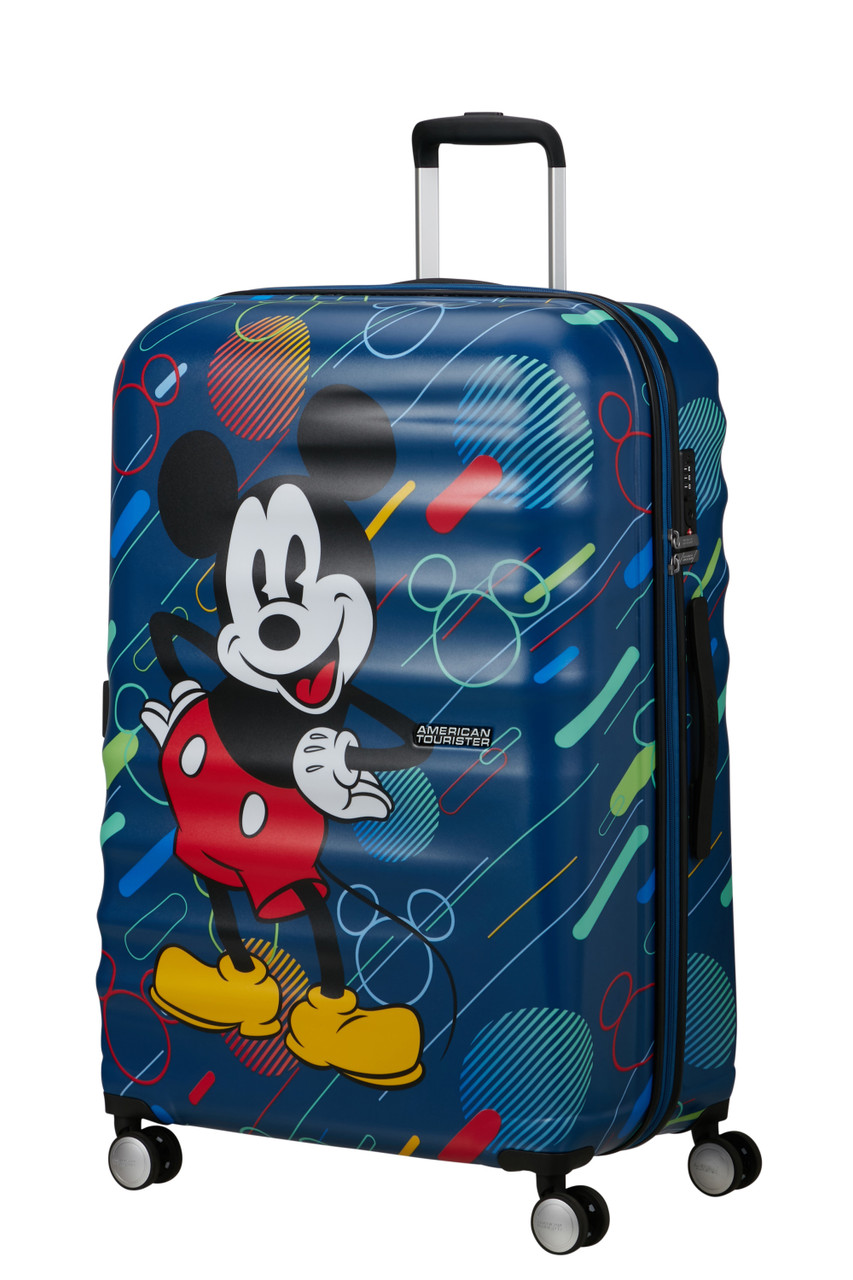 Saleys Travel Bags Wavebreaker Disney 4-wheel 77cm large Spinner suitcase -Mickey f.pop - Image 9