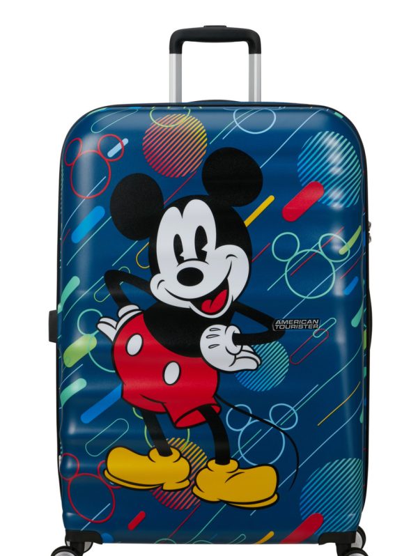 Wavebreaker Disney 4-wheel 77cm large Spinner suitcase -Mickey f.pop