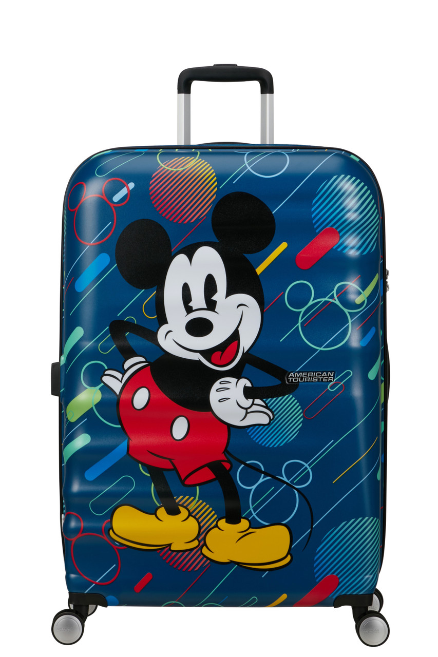 Saleys Travel Bags Wavebreaker Disney 4-wheel 77cm large Spinner suitcase -Mickey f.pop