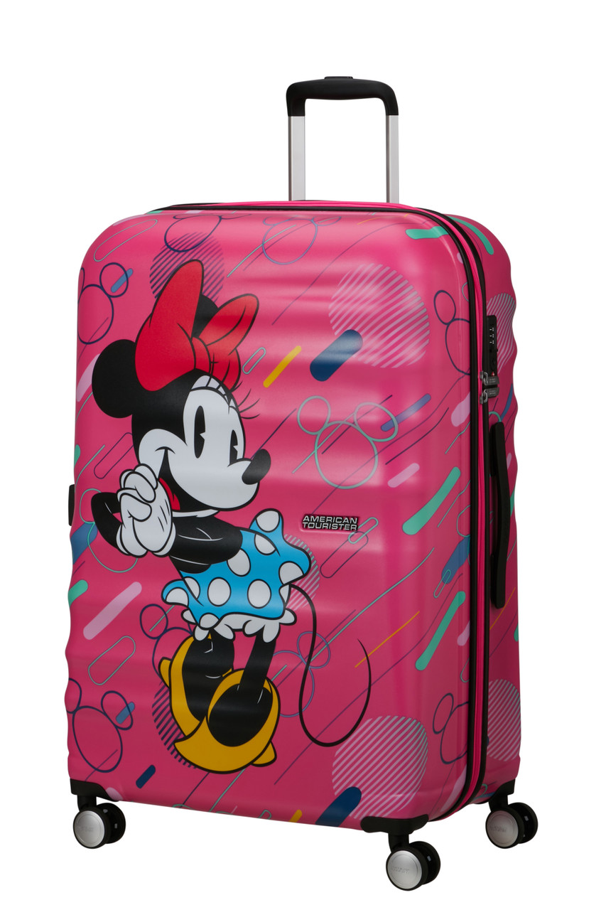 Saleys Travel Bags Wavebreaker Disney 4-wheel 77cm large Spinner suitcase -minnie f.pop - Image 9