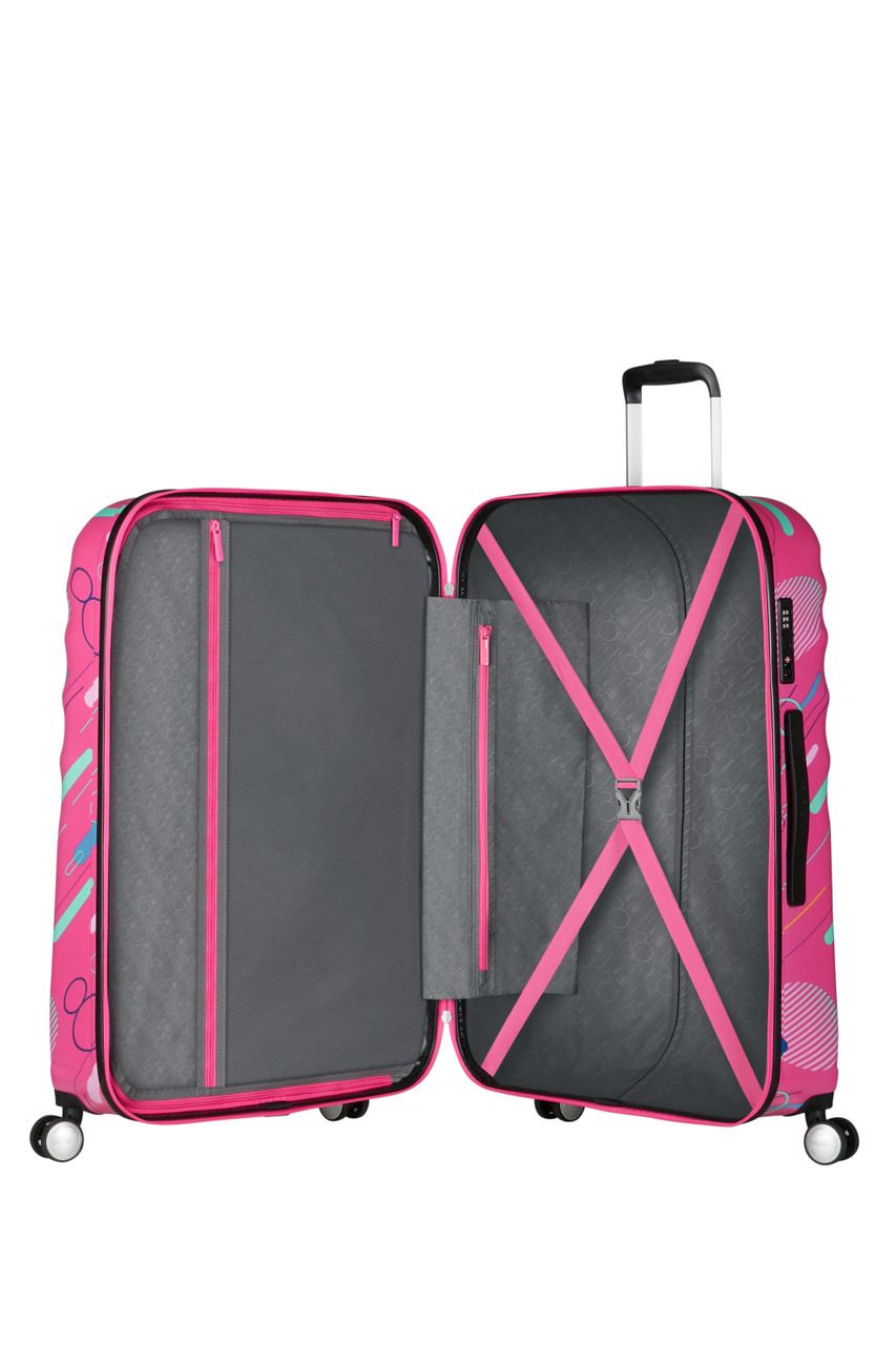 Saleys Travel Bags Wavebreaker Disney 4-wheel 77cm large Spinner suitcase -minnie f.pop - Image 8