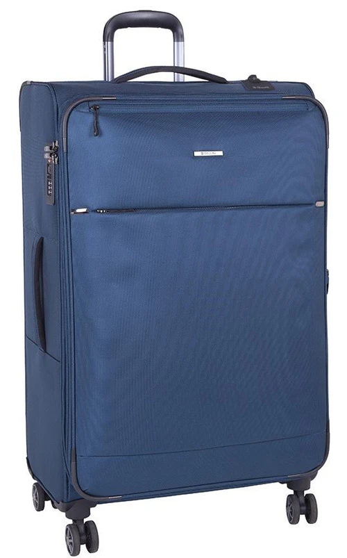 Saleys Travel Bags Cellini Smartcase Large 4 Wheel Trolley Case -Blue
