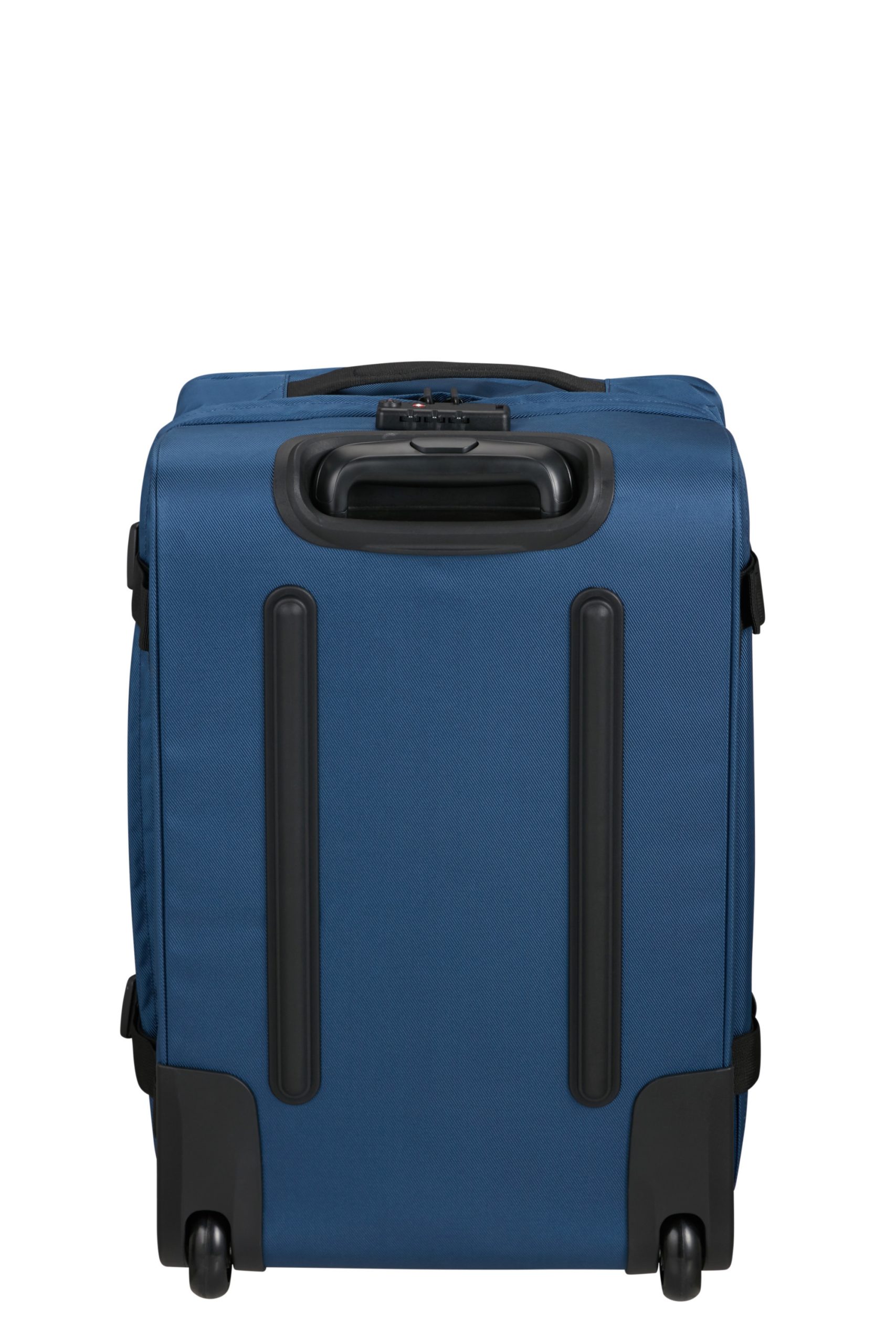 Saleys Travel Bags American Tourister Urban Track Duffle with Wheels Small 55L -Navy - Image 6