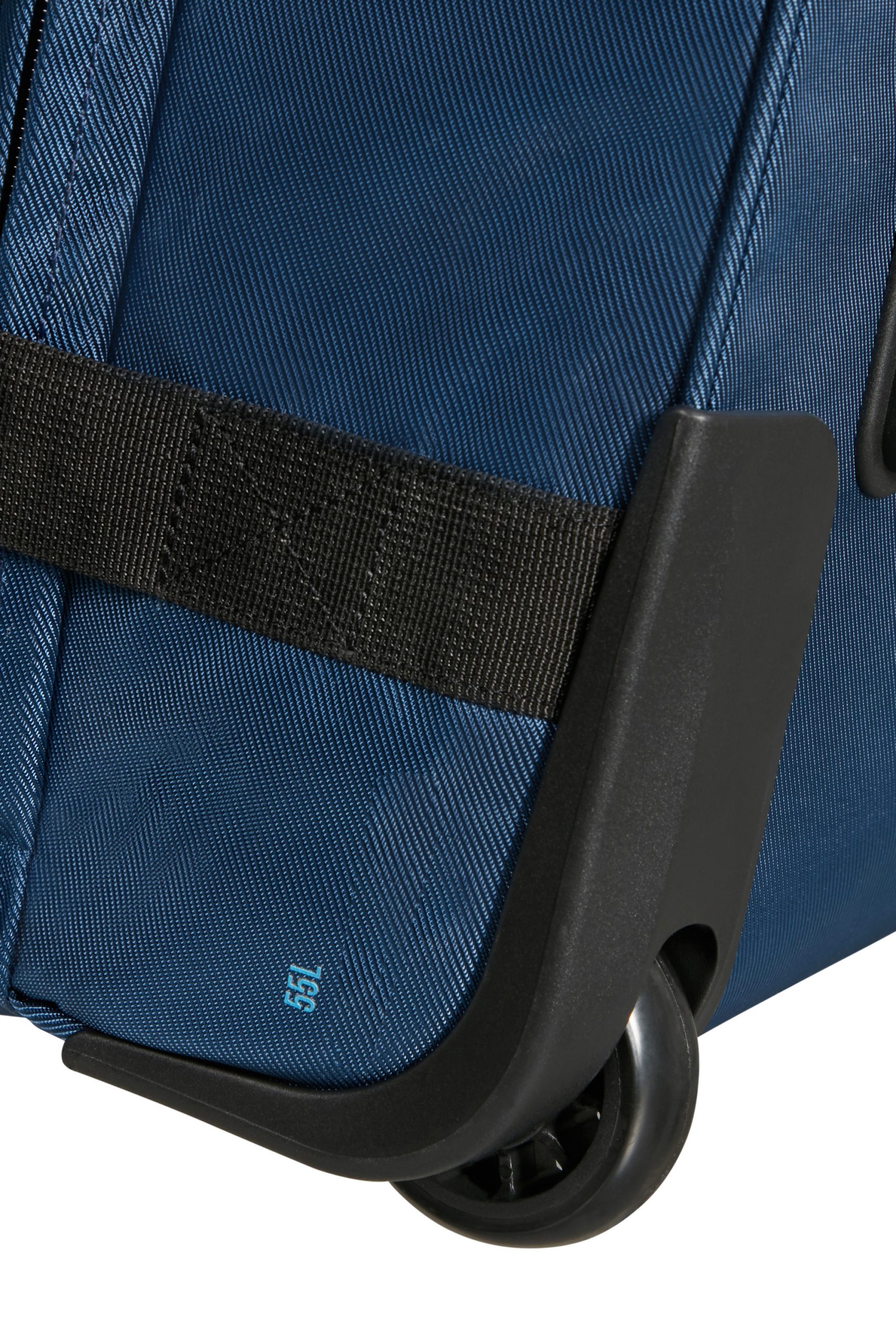 Saleys Travel Bags American Tourister Urban Track Duffle with Wheels Small 55L -Navy - Image 4