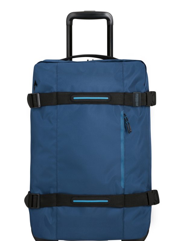 American Tourister Urban Track Duffle with Wheels Small 55L -Navy