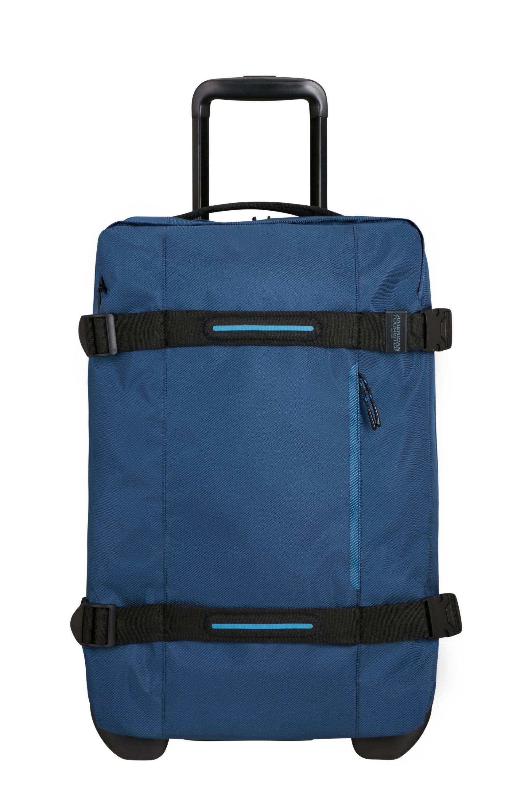 Saleys Travel Bags American Tourister Urban Track Duffle with Wheels Small 55L -Navy