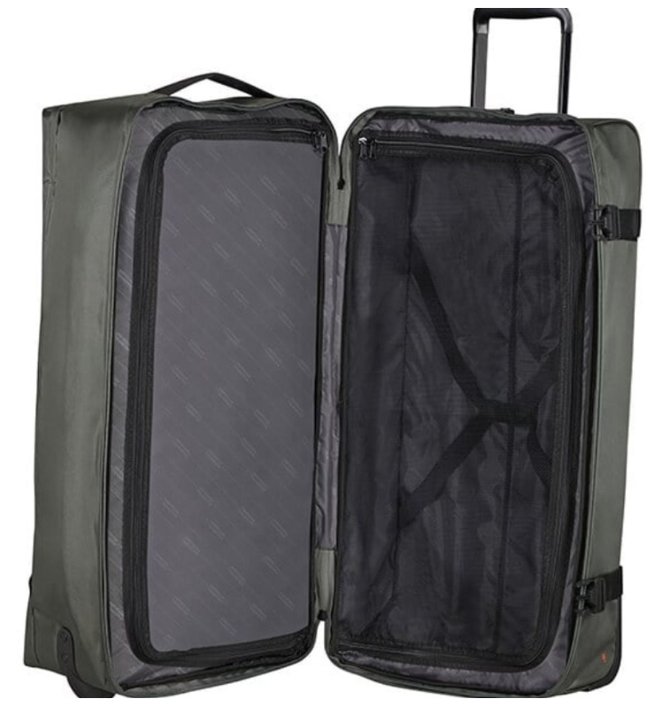 Saleys Travel Bags American Tourister Urban Track Duffle with Wheels Large 116L -Khaki - Image 5