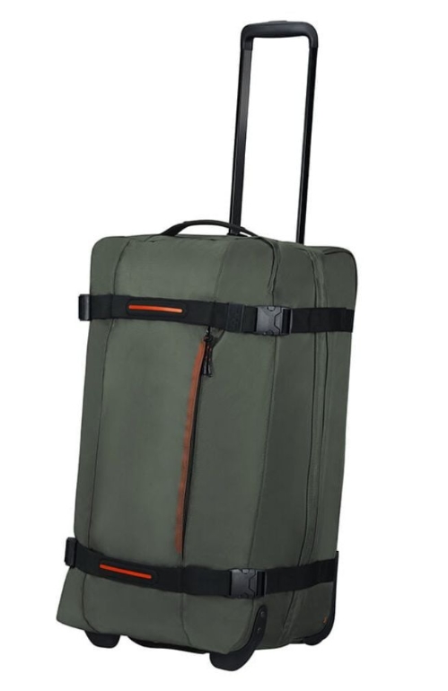 American Tourister Urban Track Duffle with Wheels Medium 84L -Khaki