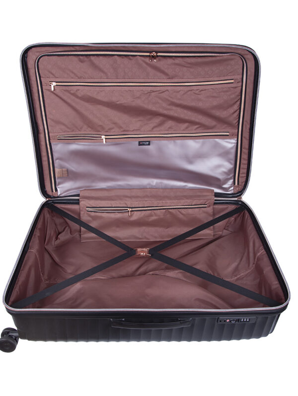 Cellini Allure Hardshell Large 4 Wheel Trolley Case-black - Image 4