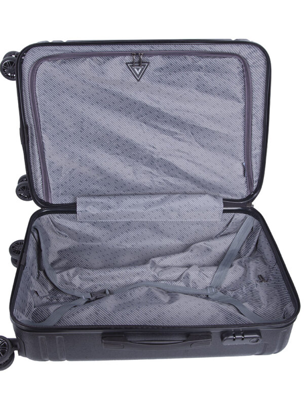 Voyager Duro Medium 4 Wheel Trolley Case -black - Image 4