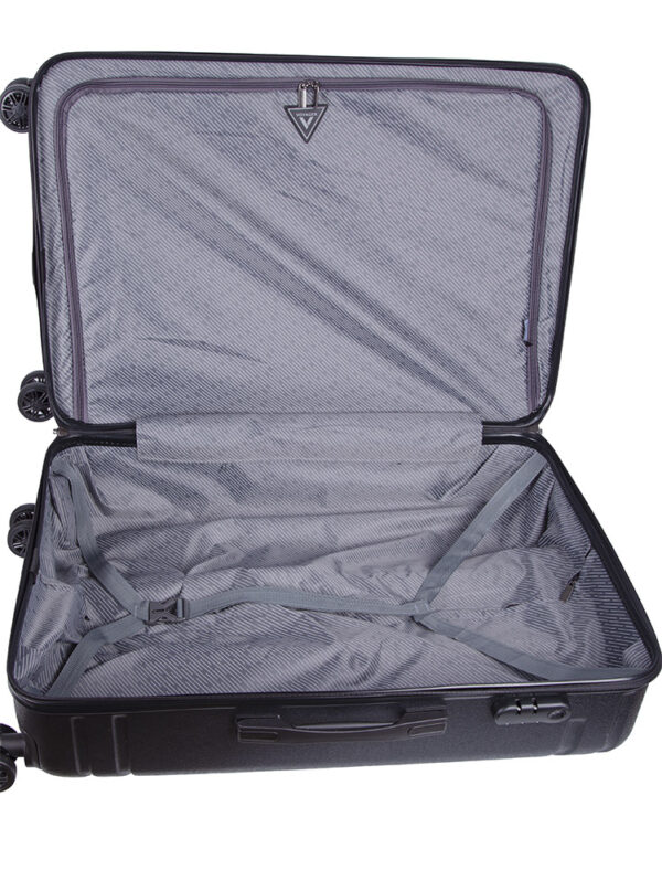 Voyager Duro Large 4 Wheel Trolley Case -black - Image 4