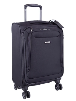 Cellini Optima 4 Wheel Digital Carry On Trolley - Black