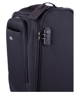 Saleys Travel Bags Cellini Optima 4 Wheel Digital Carry On Trolley - Black - Image 5