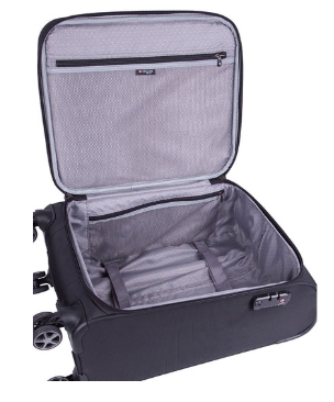 Saleys Travel Bags Cellini Optima 4 Wheel Digital Carry On Trolley - Black - Image 3