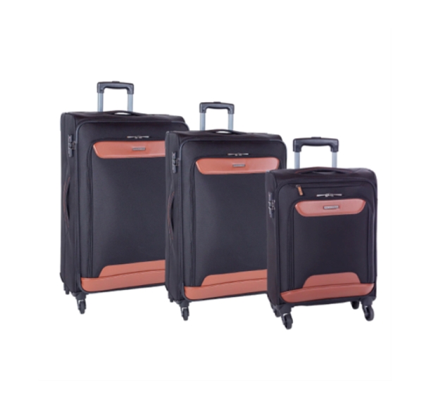 Saleys Travel Bags CELLINI MONTE CARLO 3 PIECE SET -BLACK