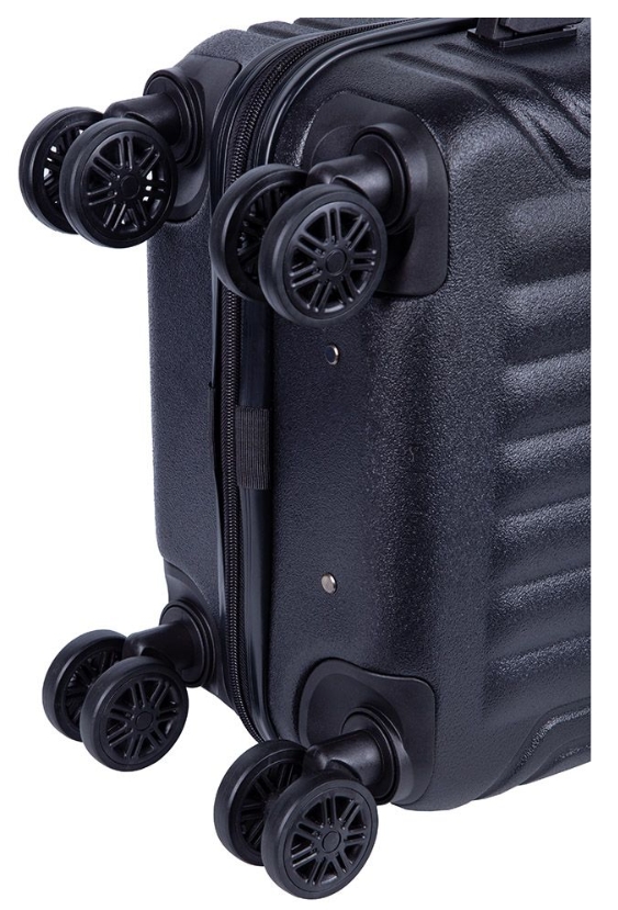Saleys Travel Bags Voyager Duro Large 4 Wheel Trolley Case -black - Image 3