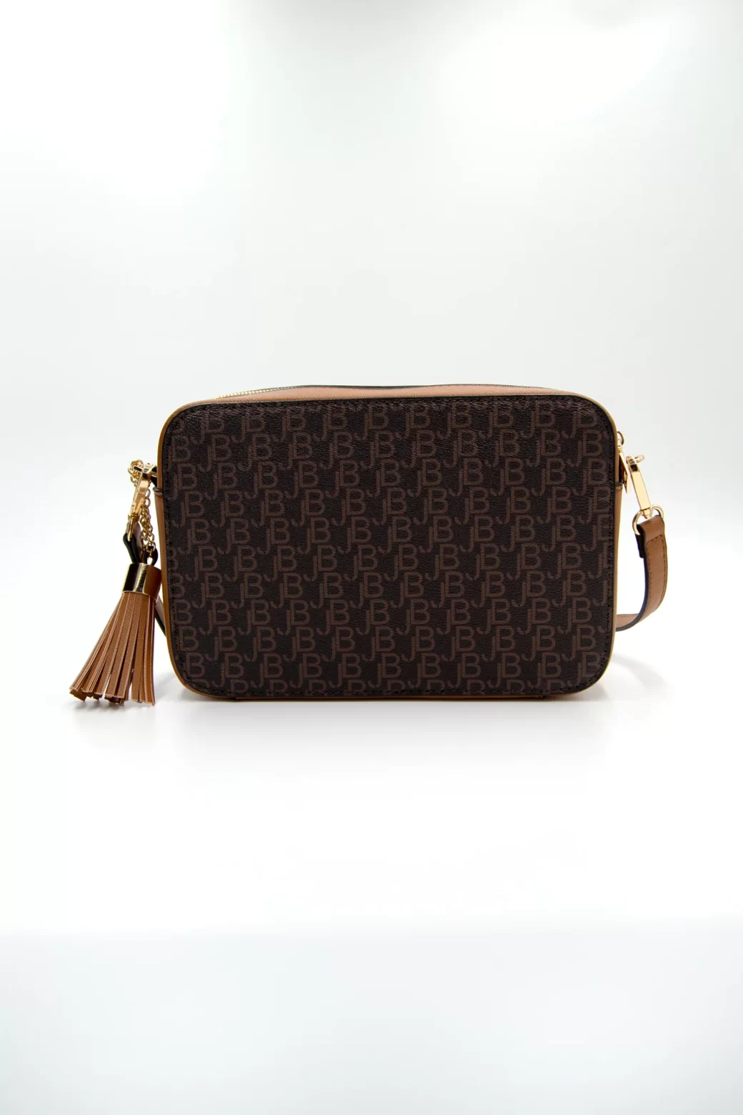 Jo Borkett Logo Crossbody - Tan - Image 4