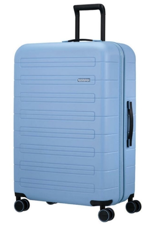 American Tourister Novastream Spinner TSA Expandable 77cm-Pastel Blue