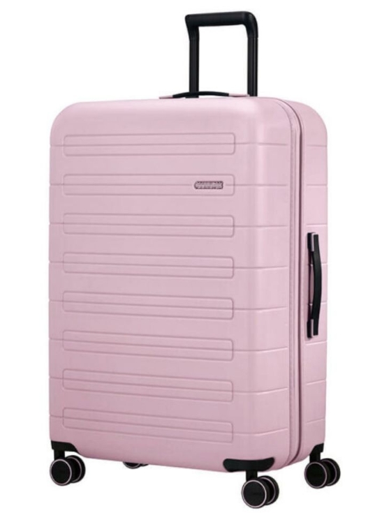 American Tourister Novastream Spinner TSA Expandable 77cm-Soft Pink