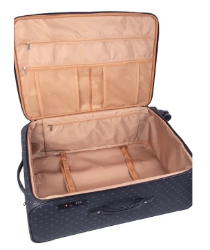 Saleys Travel Bags Polo Signature Luggage Large 4 Wheel Trolley Case -Black - Image 4