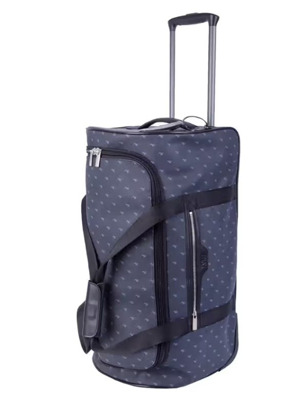 Polo Signature Luggage Medium Trolley Duffel -Black