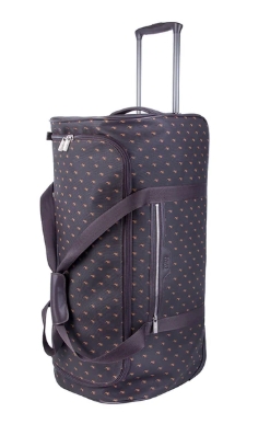 Polo Signature Luggage Large Trolley Duffel -Brown
