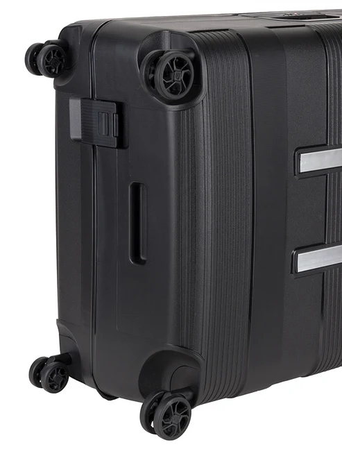 Saleys Travel Bags Cellini Safetech Zipperless Lock Large 4 Wheel Trolley Case - Image 2