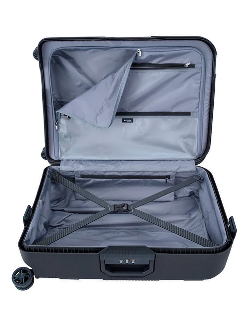Saleys Travel Bags Cellini Safetech Zipperless Lock Medium 4 Wheel Trolley Case - Image 4