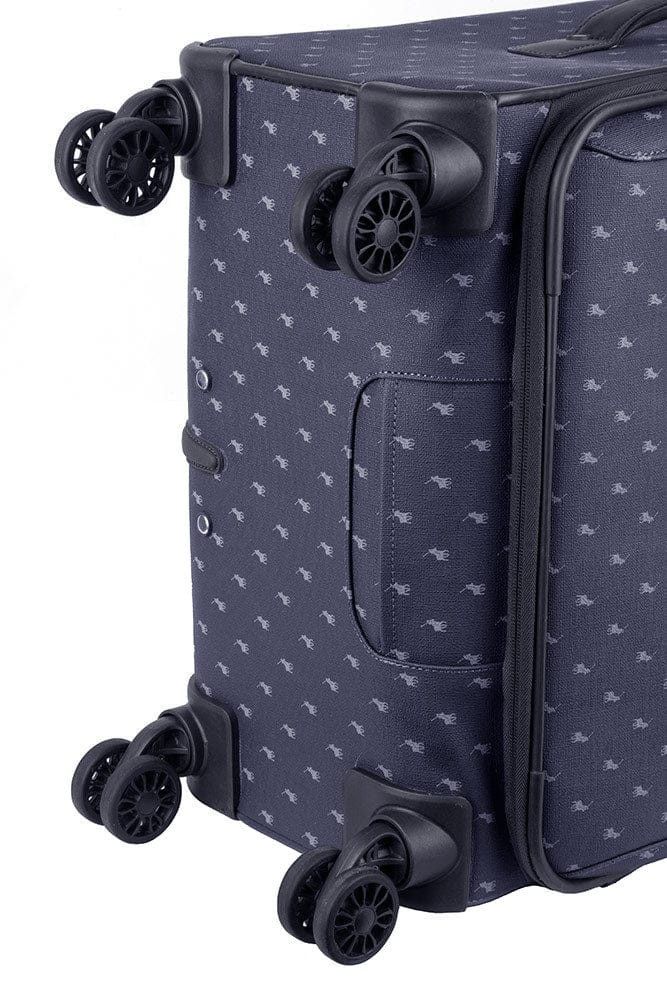 Saleys Travel Bags Polo Signature Luggage 4 Wheel Carry On Trolley -Black - Image 2
