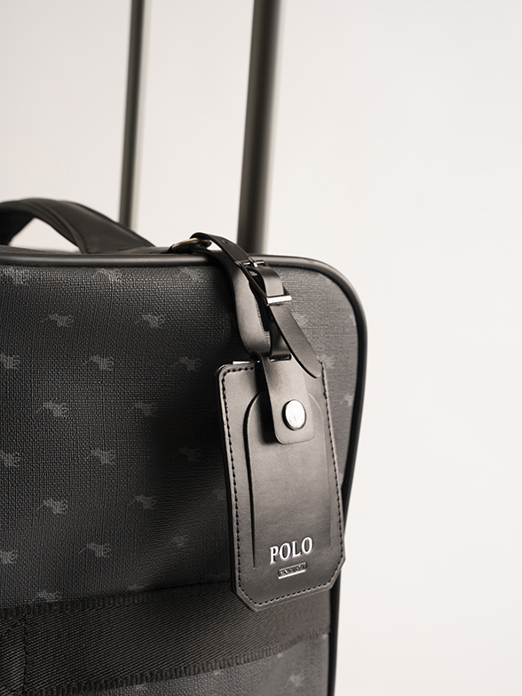 Saleys Travel Bags Polo Signature Luggage Medium Trolley Duffel -Brown - Image 3