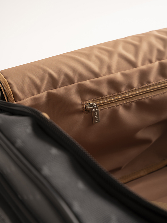 Saleys Travel Bags Polo Signature Luggage Medium Trolley Duffel -Brown - Image 6