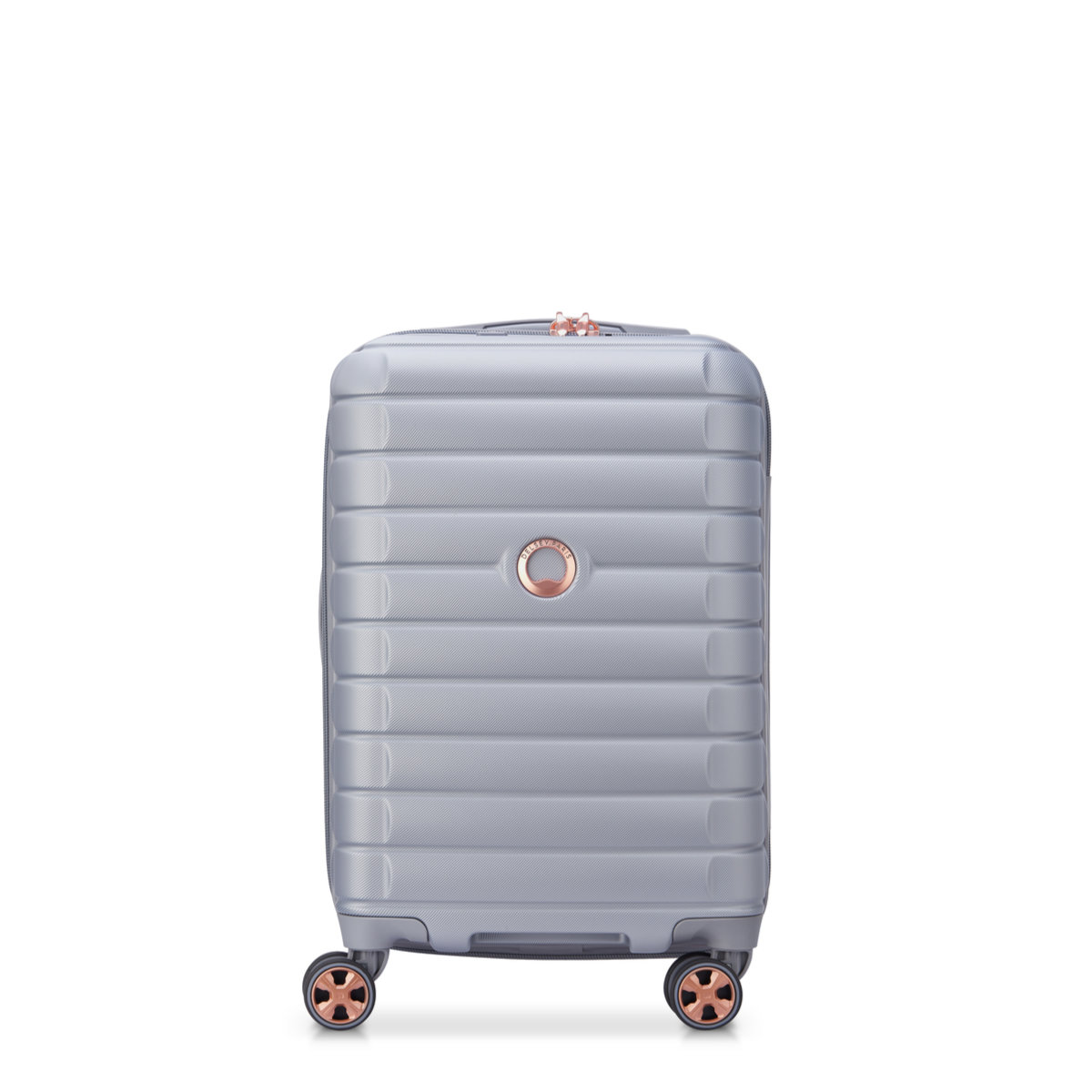 Saleys Travel Bags DELSEY SHADOW 5.0 55CM 4DW CABIN TROLLEY CASE -SILVER