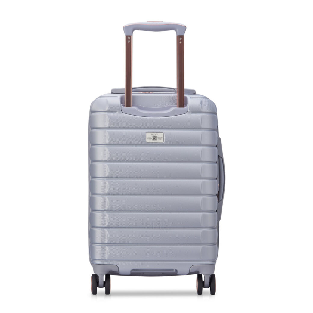 DELSEY SHADOW 5.0 55CM 4DW CABIN TROLLEY CASE -SILVER - Image 3
