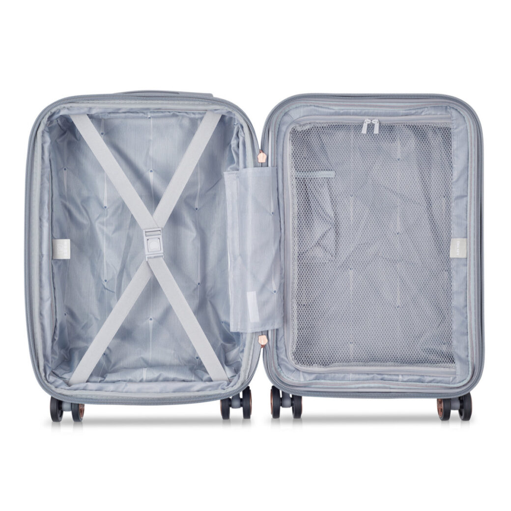 DELSEY SHADOW 5.0 55CM 4DW CABIN TROLLEY CASE -SILVER - Image 4