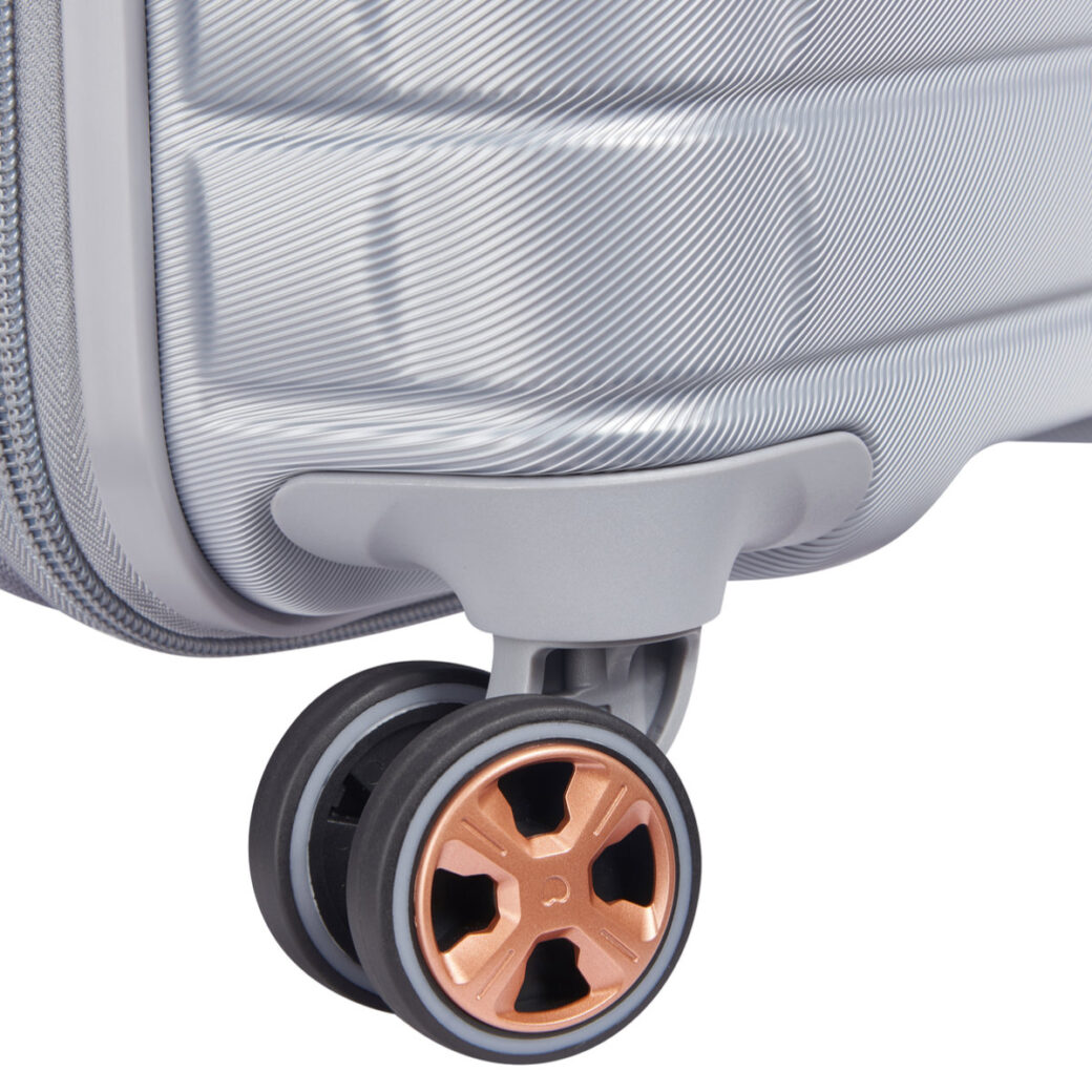DELSEY SHADOW 5.0 55CM 4DW CABIN TROLLEY CASE -SILVER - Image 9