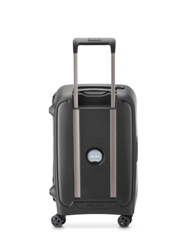 DELSEY MONCEY 55CM 4 WHEEL CABIN TROLLEY CASE -BLACK - Image 4