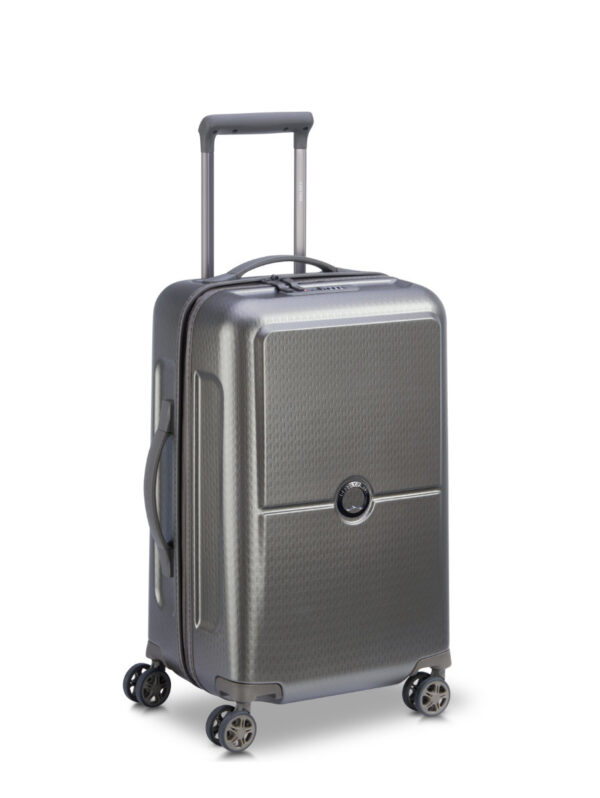 DELSEY TURENNE 55CM TROLLEY CASE -SILVER