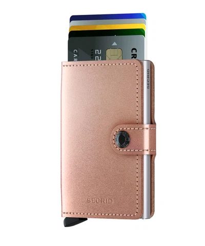 Saleys Travel Bags SECRID METALLIC ROSE MINI WALLET - Image 4